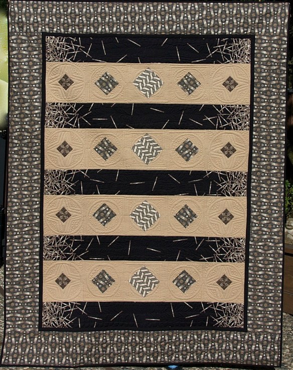 "Shattered" by Tiffany Hayes of Needle in a Hayes Stack using Pop Rox fabric by Carol Van Zandt for Andover Fabrics, Inc. "Shattered" by Tiffany Hayes of Needle in a Hayes Stack using Pop Rox fabric by Carol Van Zandt for Andover Fabrics, Inc.