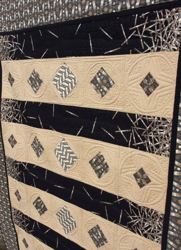 "Shattered" by Tiffany Hayes of Needle in a Hayes Stack using Pop Rox fabric by Carol Van Zandt for Andover Fabrics, Inc. "Shattered" by Tiffany Hayes of Needle in a Hayes Stack using Pop Rox fabric by Carol Van Zandt for Andover Fabrics, Inc.