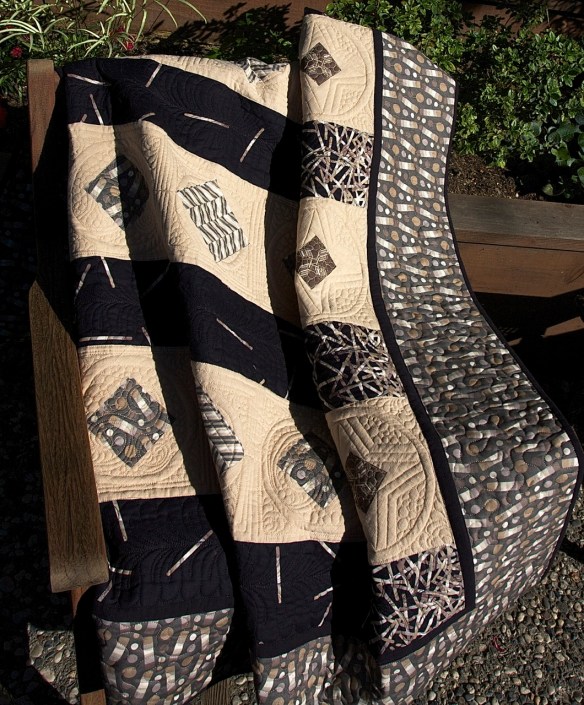 "Shattered" by Tiffany Hayes of Needle in a Hayes Stack using Pop Rox fabric by Carol Van Zandt for Andover Fabrics, Inc. "Shattered" by Tiffany Hayes of Needle in a Hayes Stack using Pop Rox fabric by Carol Van Zandt for Andover Fabrics, Inc.