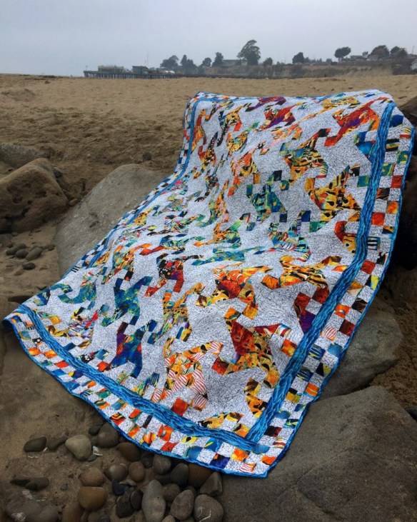 Rip Curl by Karen Foster, Capitola Quilter Rip Curl by Karen Foster, Capitola Quilter