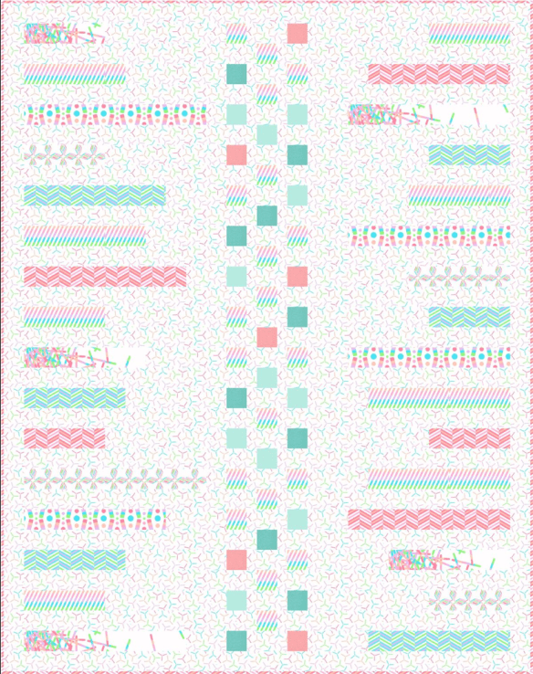 Candy Lattice Quilt by Vanilla Latte Quilts using Pop Rox Candy Lattice Quilt by Vanilla Latte Quilts using Pop Rox