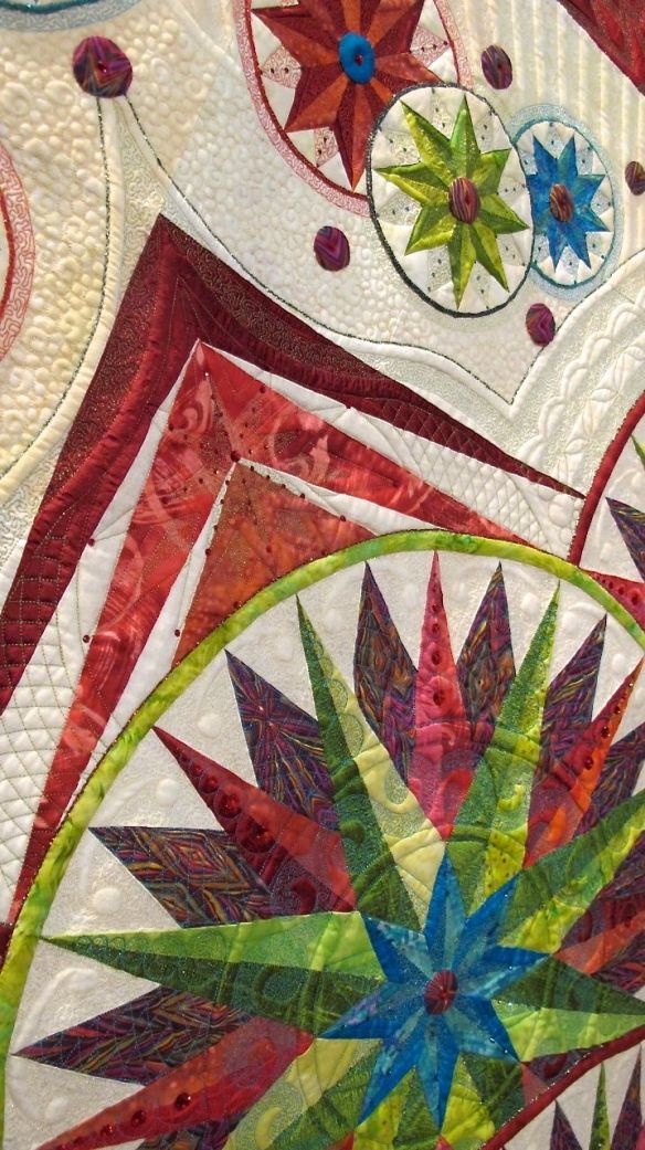 detail of Super Star by Marilyn Badger