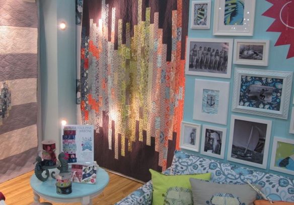 Tula Pink booth, Quilt Market Houston 2012