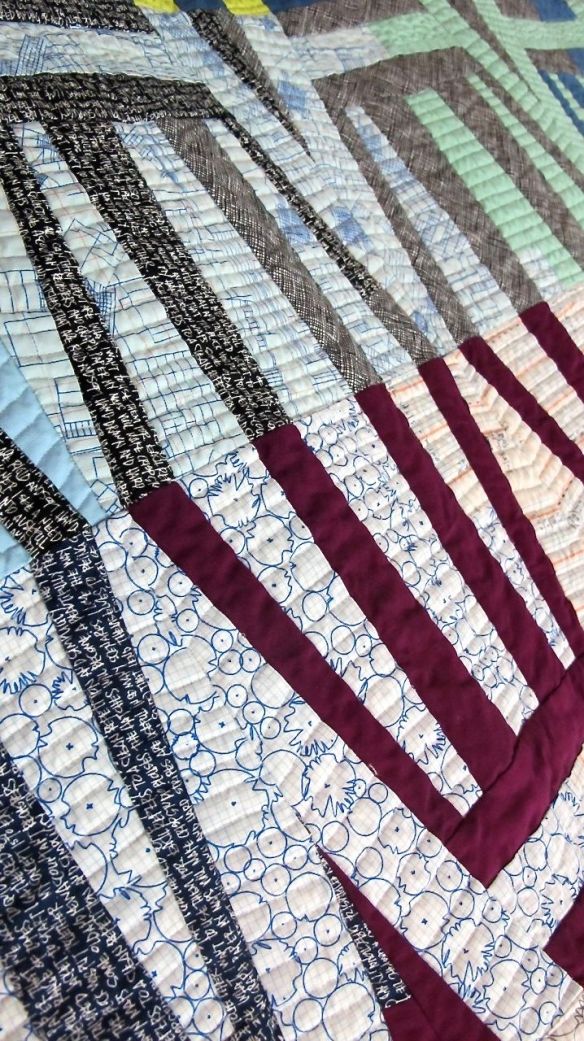 detail of Stripes by Carolyn Friedlander