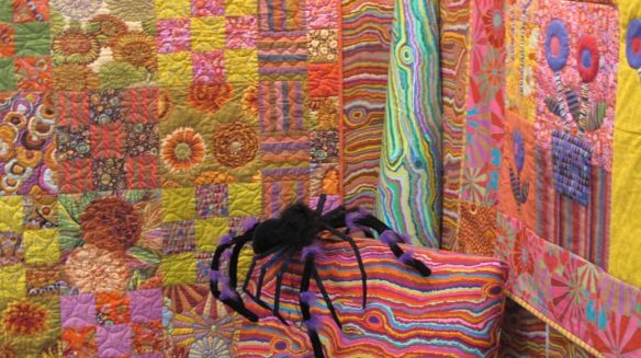 Kaffe Fassett Booth, Quilt Market Houston 2012