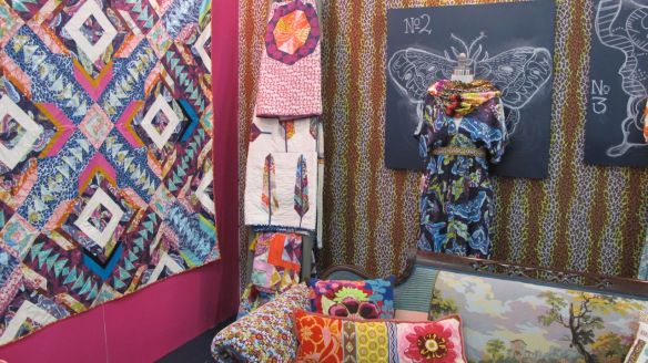 Anna Maria Horner's booth, Quilt Market Houston 2012