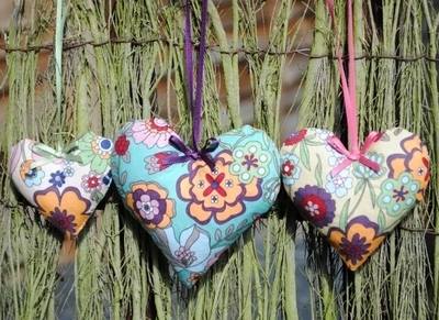 Lavender Heart Trios by The Wise House Lavender Heart Trios by The Wise House