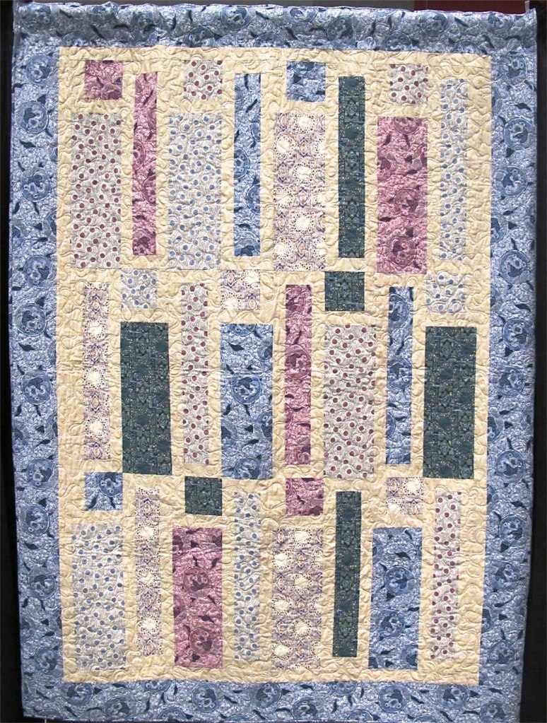 9 Easy Pieces quilt pattern by Mountainpeek Creations using Downton Abbey fabric by Kathy Hall