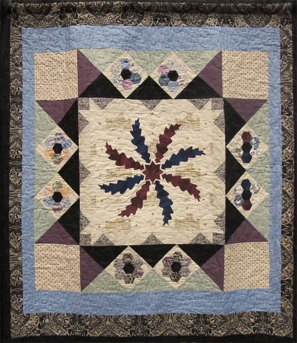 Birds of a Feather Quilt by Lucy A. Fazely using Downton Abbey by Kathy Hall Birds of a Feather Quilt by Lucy A. Fazely using Downton Abbey by Kathy Hall