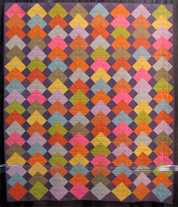 OVERLAPPING TILES, by Kaffe Fassett, Liza Prior Lucy and Rebekah Lynch, quilted by Judy Irish OVERLAPPING TILES, by Kaffe Fassett, Liza Prior Lucy and Rebekah Lynch, quilted by Judy Irish