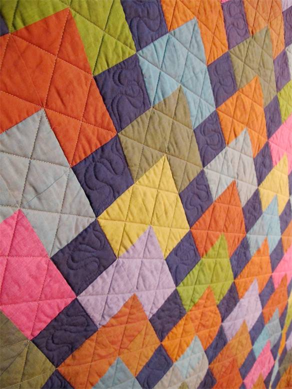 OVERLAPPING TILES, by Kaffe Fassett, Liza Prior Lucy and Rebekah Lynch, quilted by Judy Irish OVERLAPPING TILES, by Kaffe Fassett, Liza Prior Lucy and Rebekah Lynch, quilted by Judy Irish