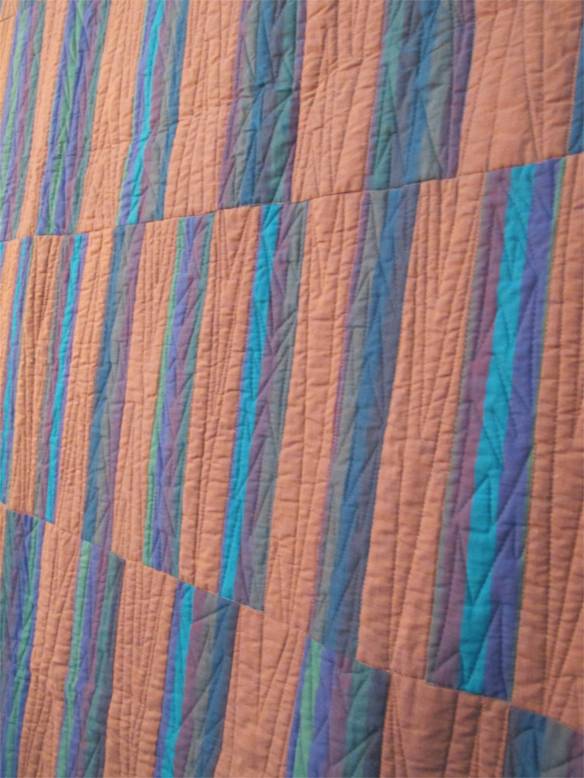 AFRICAN STRIPE, by Kaffe Fassett and Liza Prior Lucy, quilted by Judy Irish AFRICAN STRIPE, by Kaffe Fassett and Liza Prior Lucy, quilted by Judy Irish