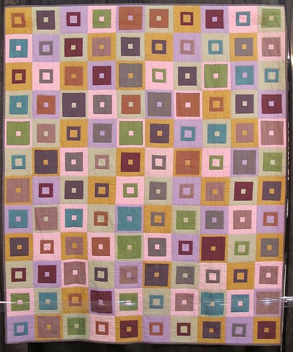 SQUARE IN A SQUARE, by Kaffe Fassett and Pauline Smith, quilted by Pauline Smith SQUARE IN A SQUARE, by Kaffe Fassett and Pauline Smith, quilted by Pauline Smith