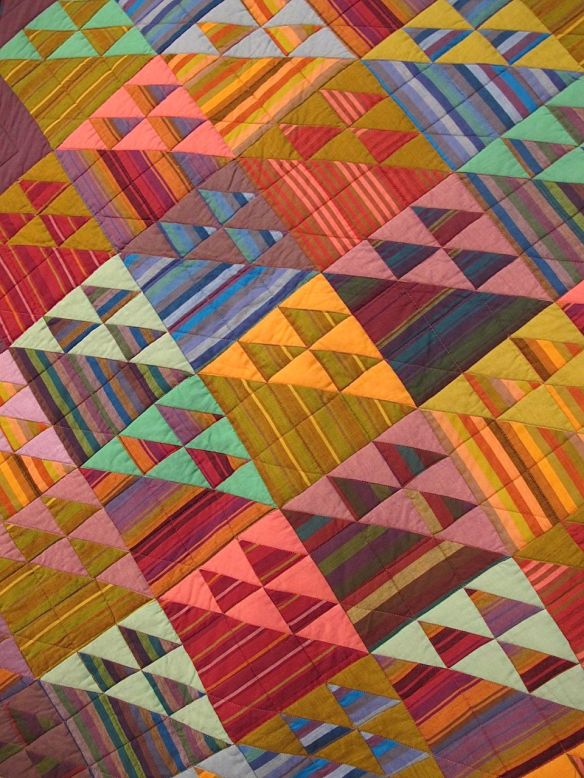 STRIPED BASKETS, by Kaffe Fassett and Liza Prior Lucy, quilted by Judy Irish STRIPED BASKETS, by Kaffe Fassett and Liza Prior Lucy, quilted by Judy Irish
