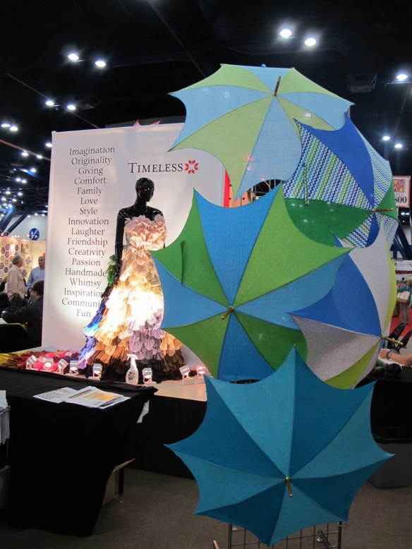 Timeless Treasures booth at Quilt Market Timeless Treasures booth at Quilt Market