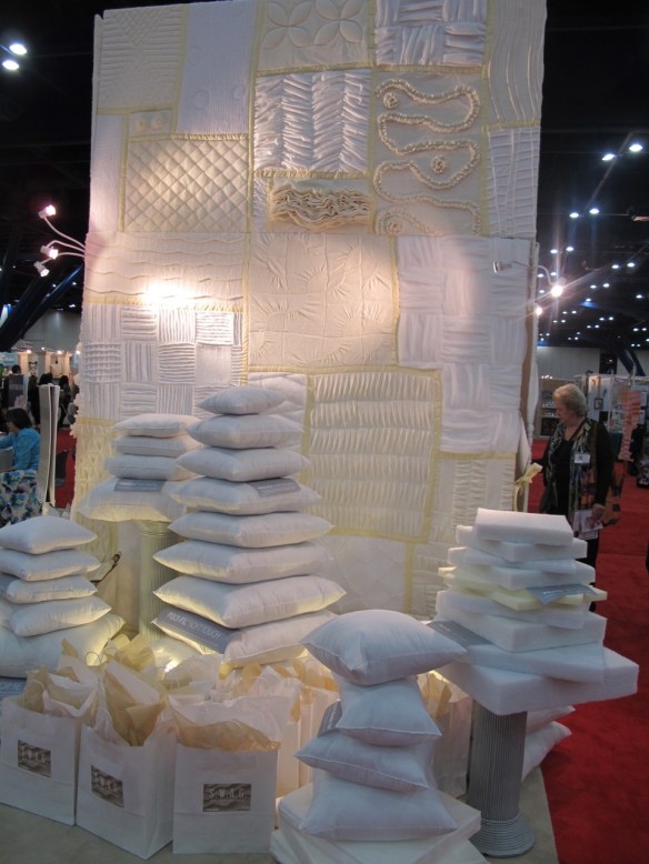 Fairfield booth at Quilt market Fairfield booth at Quilt market