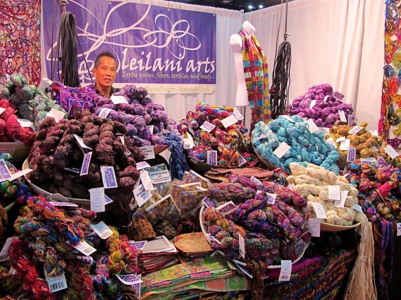 Leilani Arts, recycled silk sari yarn Leilani Arts, recycled silk sari yarn