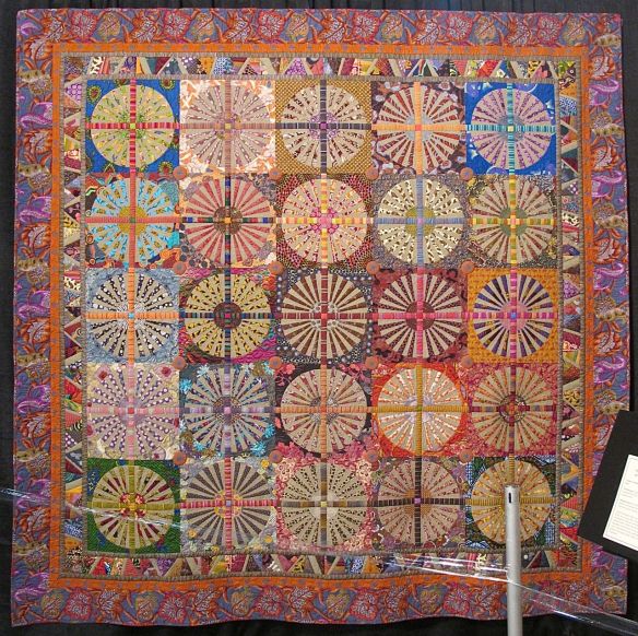 Dandelions by Kathleen McLaughlin, quilted by Debbie Loeser Dandelions by Kathleen McLaughlin, quilted by Debbie Loeser