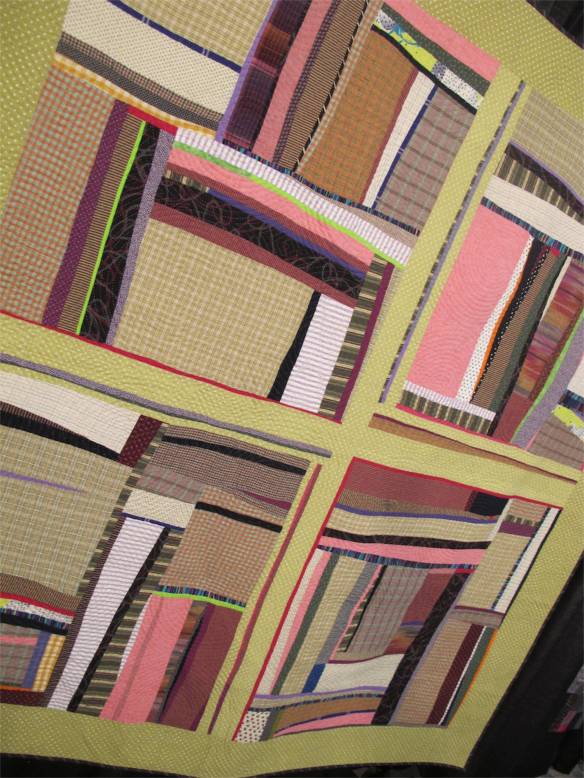 The Pink Candle, Organic Log Cabin #5 by Jennifer Emry The Pink Candle, Organic Log Cabin #5 by Jennifer Emry