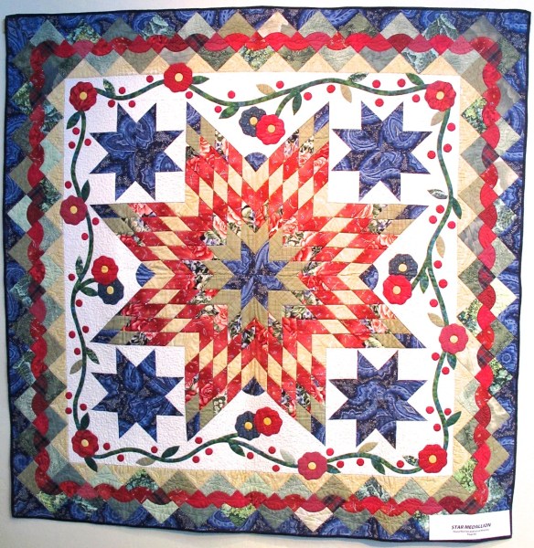 Star Medallion by Diana McClun and Laura Nownes, p. 86 of Quilts! Quilts!! Quilts!!! 3rd edition Star Medallion by Diana McClun and Laura Nownes, p. 86 of Quilts! Quilts!! Quilts!!! 3rd edition