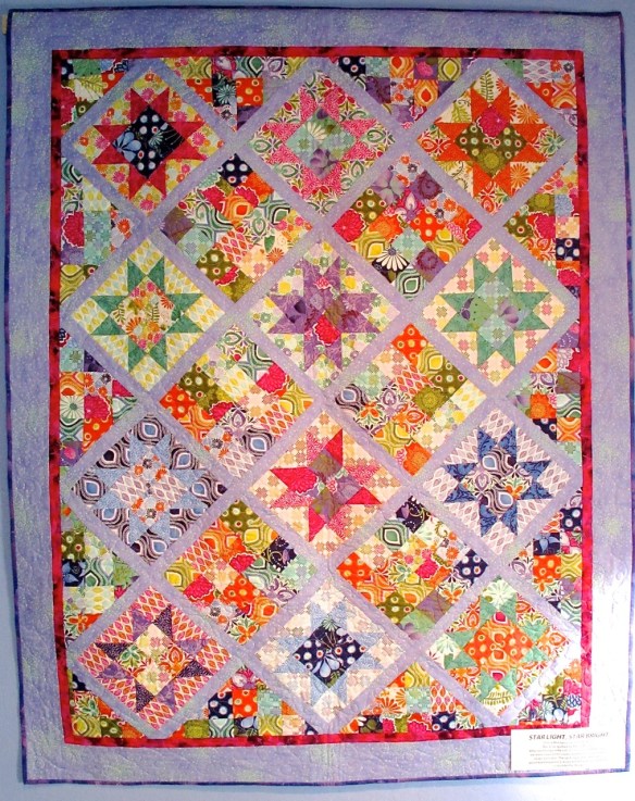 Star Light, Star Bright by Diana McClun and Laura Nownes, quilted by Marla Monson, fabric 'Terrain" by Kate Spain Star Light, Star Bright by Diana McClun and Laura Nownes, quilted by Marla Monson, fabric 'Terrain" by Kate Spain