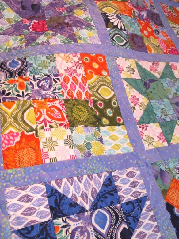 Star Light, Star Bright by Diana McClun and Laura Nownes, quilted by Marla Monson, fabric 'Terrain" by Kate Spain Star Light, Star Bright by Diana McClun and Laura Nownes, quilted by Marla Monson, fabric 'Terrain" by Kate Spain