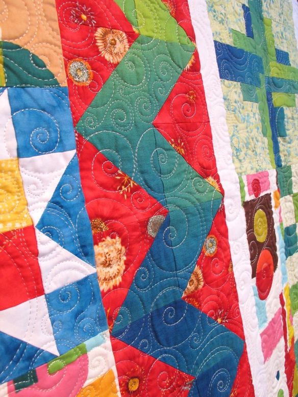 Beginning Sampler by Diana Mc Clun, quilted by Victoria McEnerney, p. 176 of Quilts! Quilts!! Quilts!!! 3rd edition Beginning Sampler by Diana Mc Clun, quilted by Victoria McEnerney, p. 176 of Quilts! Quilts!! Quilts!!! 3rd edition