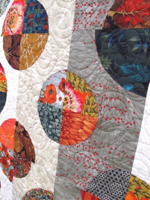 Circles by Diana McClun and Laura Nownes, quilted by Marla Monson Circles by Diana McClun and Laura Nownes, quilted by Marla Monson