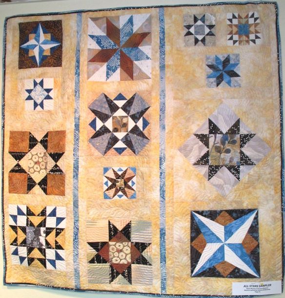 All Stars Sampler by Diana McClun and Laura Nownes, quilted by Victoria McEnerney, p. 75 of Quilts! Quilts!! Quilts!!! 3rd edition All Stars Sampler by Diana McClun and Laura Nownes, quilted by Victoria McEnerney, p. 75 of Quilts! Quilts!! Quilts!!! 3rd edition