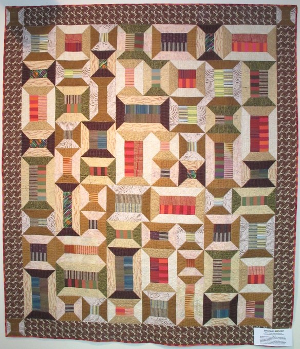 Spoolin' Around by Diana McClun and Laura Nownes, quilted by Victoria McEnerney, p. 59 of Quilts! Quilts!! Quilts!!! 3rd edition Spoolin' Around by Diana McClun and Laura Nownes, quilted by Victoria McEnerney, p. 59 of Quilts! Quilts!! Quilts!!! 3rd edition