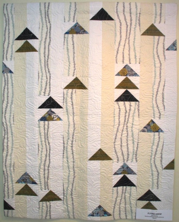 Flying Geese by Dale Fleming, quilted by Victoria McEnerney, p. 45 of Quilts! Quilts!! Quilts!!! 3rd edition Flying Geese by Dale Fleming, quilted by Victoria McEnerney, p. 45 of Quilts! Quilts!! Quilts!!! 3rd edition