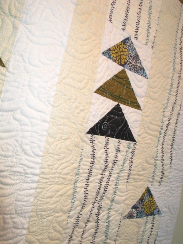 Flying Geese by Dale Fleming, quilted by Victoria McEnerney, p. 45 of Quilts! Quilts!! Quilts!!! 3rd edition Flying Geese by Dale Fleming, quilted by Victoria McEnerney, p. 45 of Quilts! Quilts!! Quilts!!! 3rd edition