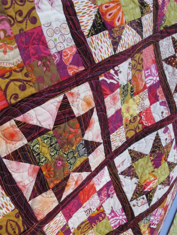 Sawtooth Star by Pauline Stone Pearsall, quilted by Kerry Reed, p. 56 of Quilts! Quilts!! Quilts!!! 3rd edition Sawtooth Star by Pauline Stone Pearsall, quilted by Kerry Reed, p. 56 of Quilts! Quilts!! Quilts!!! 3rd edition