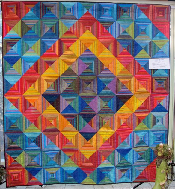 Times Square by Jill Schlageter, quilted by Melanie Meadows, p. 50 of Quilts! Quilts!! Quilts!!! 3rd edition Times Square by Jill Schlageter, quilted by Melanie Meadows, p. 50 of Quilts! Quilts!! Quilts!!! 3rd edition