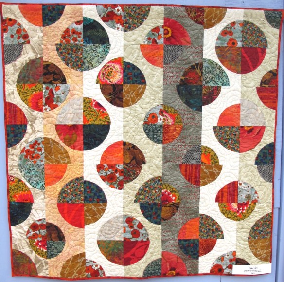 Circles by Diana McClun and Laura Nownes, quilted by Marla Monson Circles by Diana McClun and Laura Nownes, quilted by Marla Monson