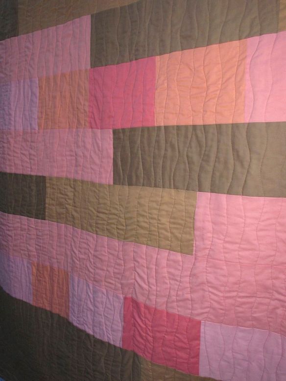 Back of Sugar Pop Quilt by Carol Van Zandt