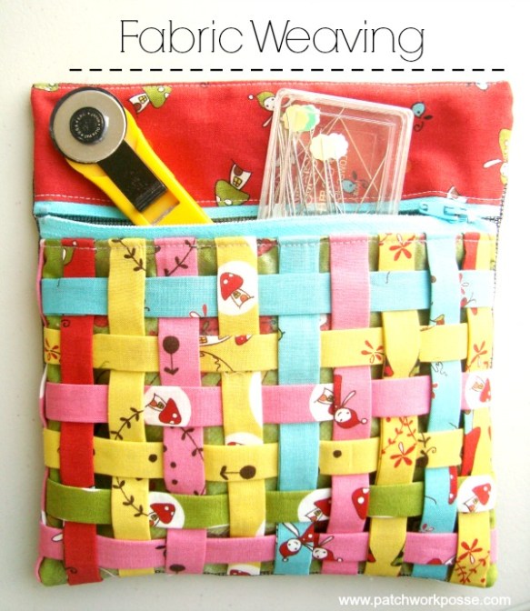 Fabric Weaving tutorial by Patchwork Posse Fabric Weaving tutorial by Patchwork Posse