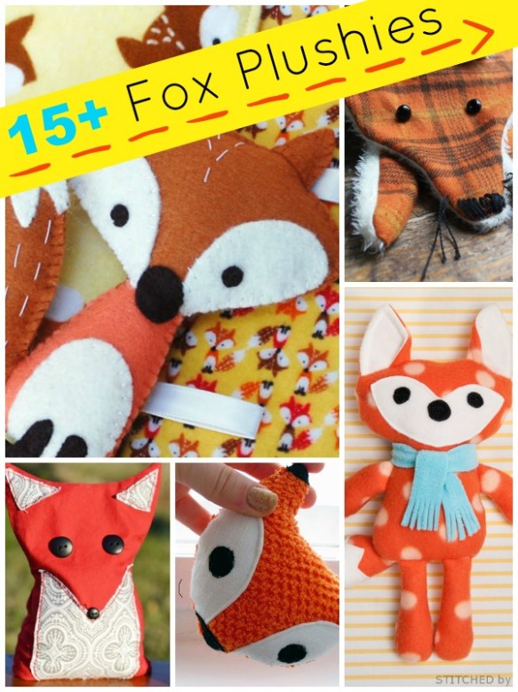 15+ Fox Plushies by PlushiePatterns.com 15+ Fox Plushies by PlushiePatterns.com