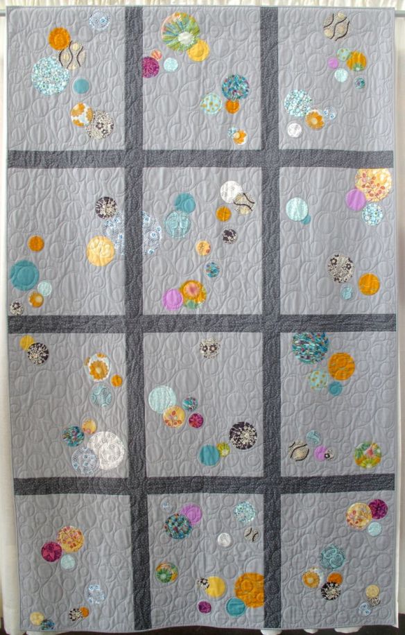 My Traveling Quilt by Leah Brown. Quilted by Kathy Ritter.