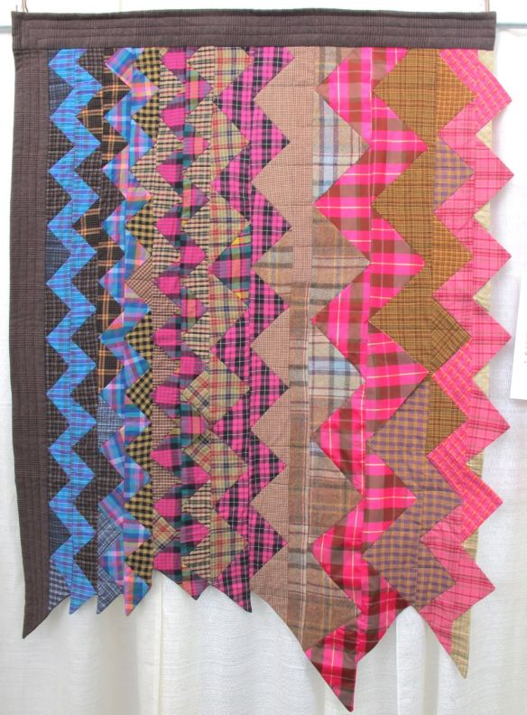 Plaid One by Eleanor Dugan. Quilted by Dani Lawler.