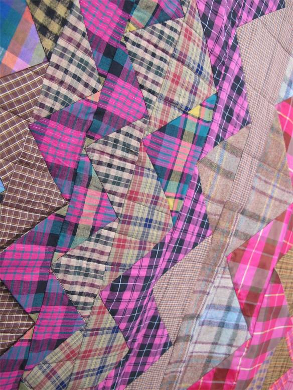 Plaid One by Eleanor Dugan. Quilted by Dani Lawler.