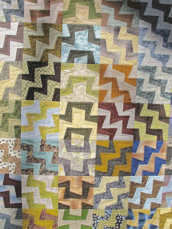 Not Entirely My Fault by Rebecca Rohrkaste. Quilt pattern by Kathy Doughty.
