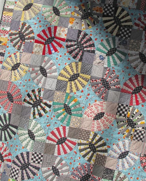 Quilt in Forever and a Day by Amy Adair. Inspired by Gypsy Kisses by Kathy Doughty.