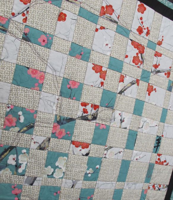 Springtime Harmony by Cynthia Sanders, quilted by Sue Fox