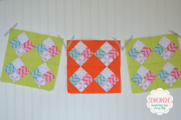 Pop Rox Quilt Block tutorial by Sew Can She