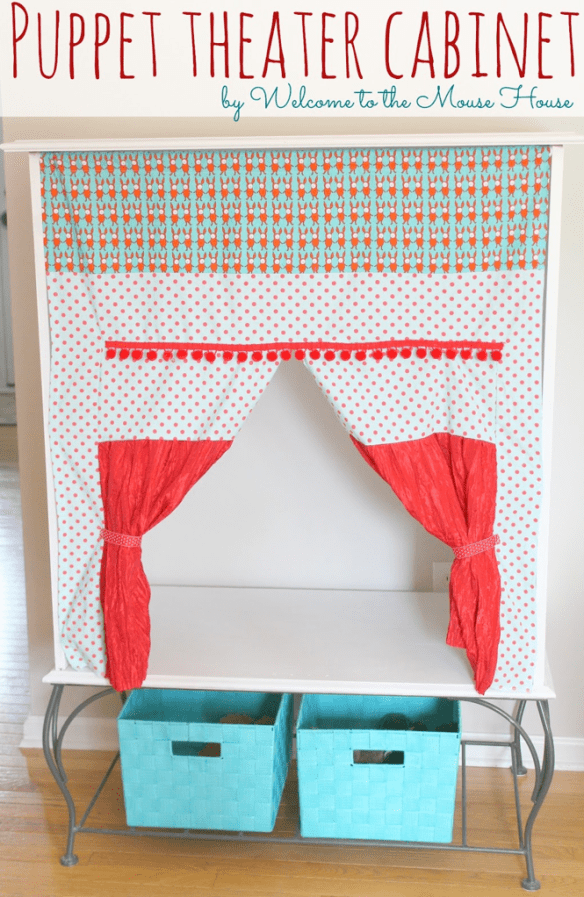 Puppet Theater Cabinet by Welcome to the Mouse House Puppet Theater Cabinet by Welcome to the Mouse House