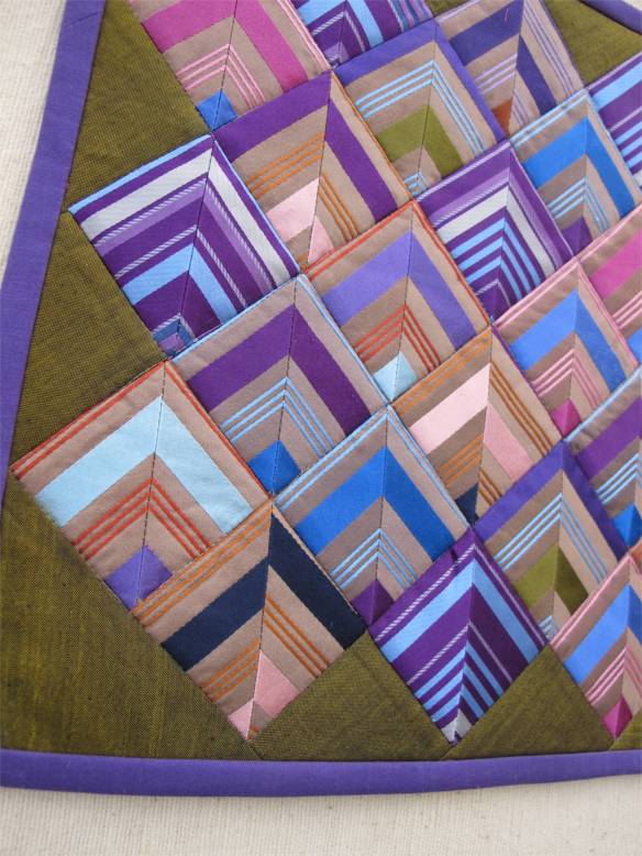 Jewel Box Series Collage--Silk Chevrons #1-9 by Jo Magaraci Jewel Box Series Collage--Silk Chevrons #1-9 by Jo Magaraci