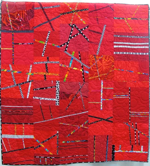 Fun With Freddy by Dorothy North, quilted by Lori Atwood Fun With Freddy by Dorothy North, quilted by Lori Atwood