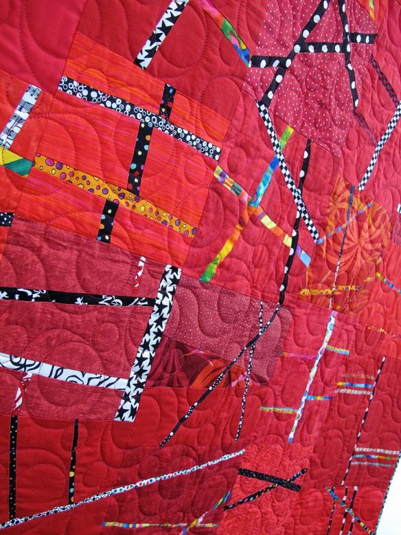 Fun With Freddy by Dorothy North, quilted by Lori Atwood Fun With Freddy by Dorothy North, quilted by Lori Atwood