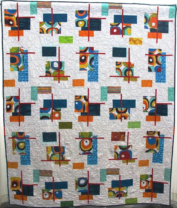 Olive My Love by Jane Toro, from a design by Elizabeth Hartman, quilted by New Pieces Olive My Love by Jane Toro, from a design by Elizabeth Hartman, quilted by New Pieces